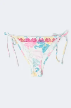 14+ coral cheeky bikini bottom