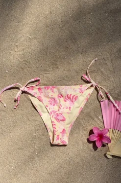 14+ coral cheeky bikini bottom