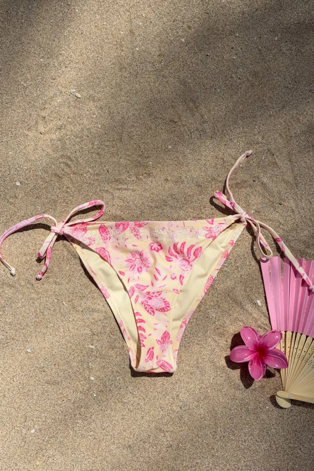 14+ coral cheeky bikini bottom