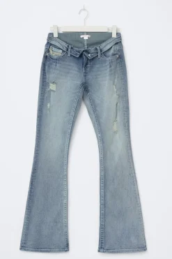 14+ delulu flare jeans