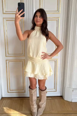14+ halterneck dress