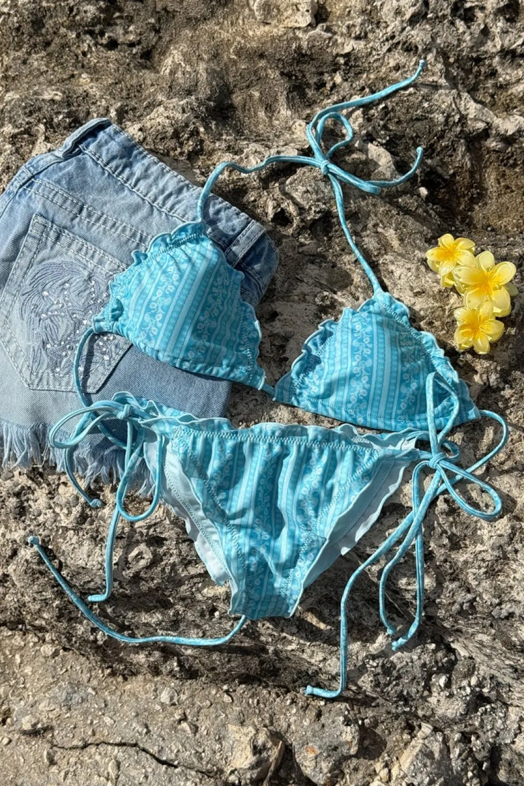 14+ lexi triangle bikini top