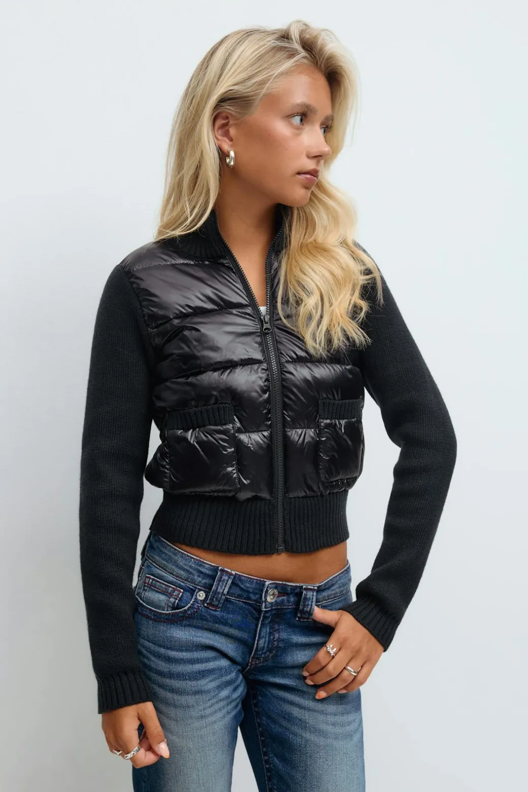 14+ rib puffer jacket