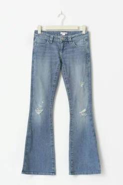 14+ sparkle low flare jeans