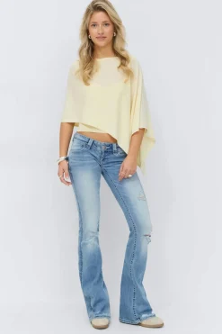 14+ too messy flare jeans