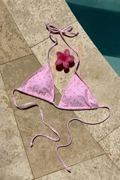 14+ tulum triangle bikini top