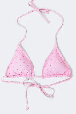 14+ tulum triangle bikini top