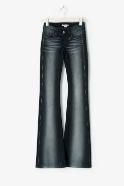 14+ ultra low rhinestone jeans