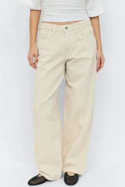 Baggy-crush jeans