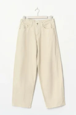Baggy-crush jeans