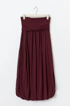 Balloon maxi skirt