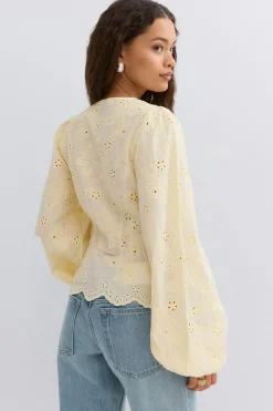Balloon sleeve blouse