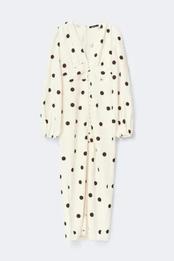 Balloon sleeve dress