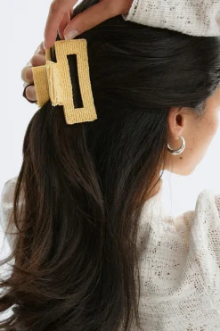 Beaded hair clip