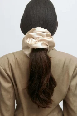 Big satin scrunchie