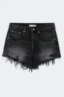 Blue crush denim shorts