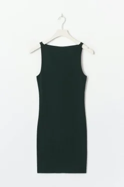 Boatneck mini dress