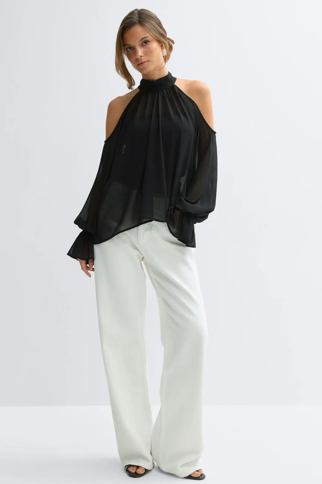 Boho chiffon blouse