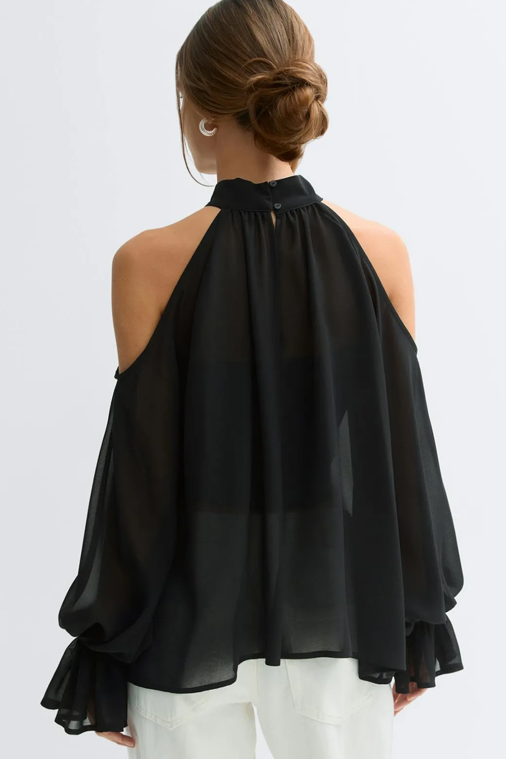 Boho chiffon blouse