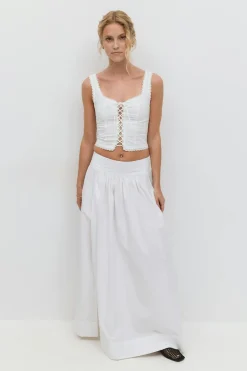 Broderie anglais top