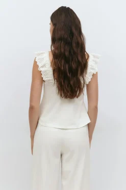 Broderie anglaise singlet