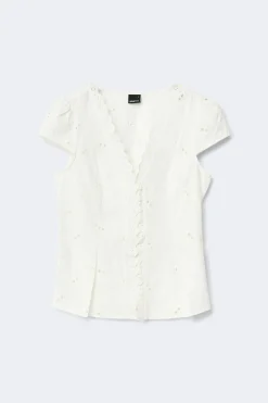 Broderie anglaise top