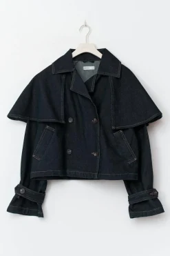 Cape denim trench