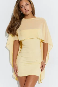 Cape tube dress