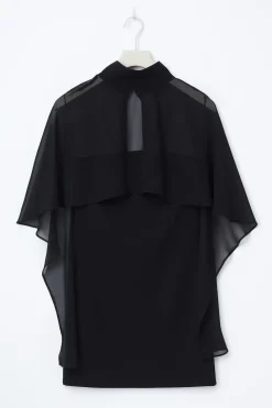 Cape tube dress