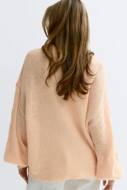 Chunky knitted cardigan