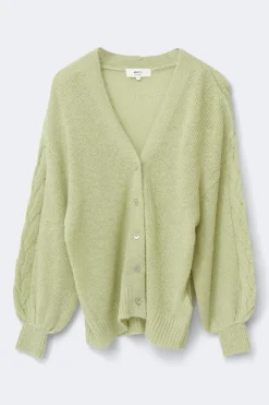 Chunky knitted cardigan