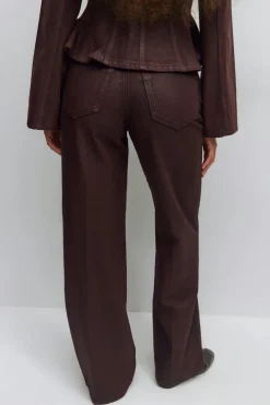 Coated jeans