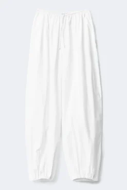 Cotton balloon trousers
