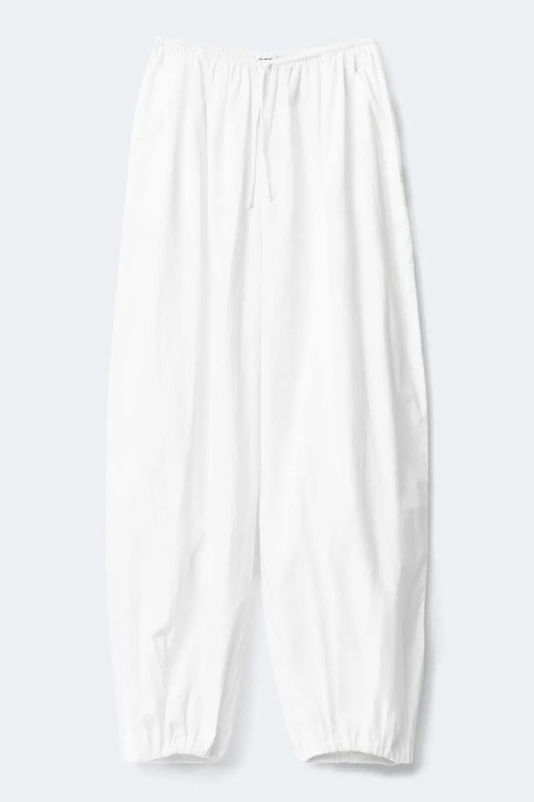 Cotton balloon trousers