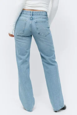 Crush straight jeans