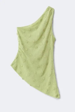 3d one shoulder top