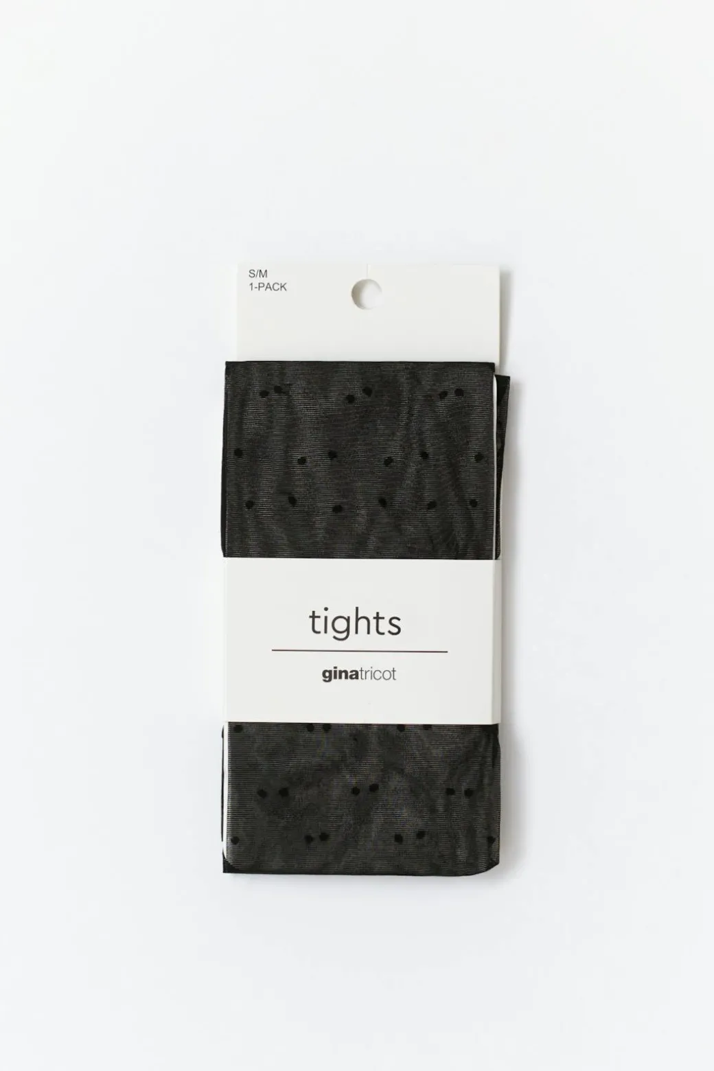 Dobby dot tights