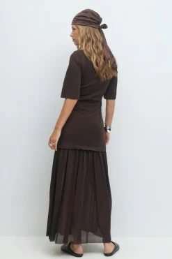 Drop hem dress