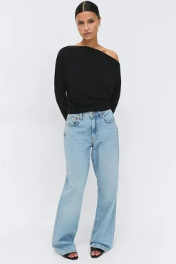 Dropped shoulder top