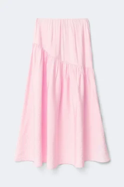 Dropped waist skirt
