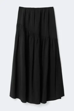 Dropped waist skirt