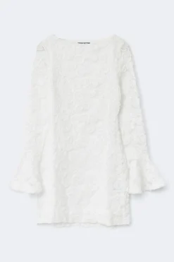 Embroidery mini dress