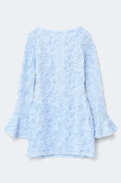 Embroidery mini dress