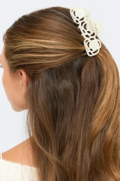 Flower hair clip