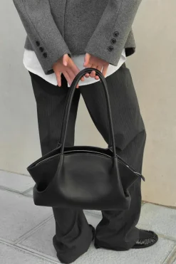 Fold detail shoulder bag