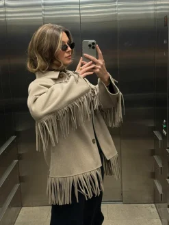 Fringe jacket