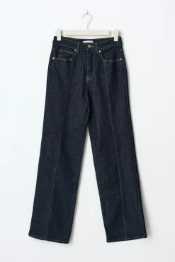 Front seam jeans