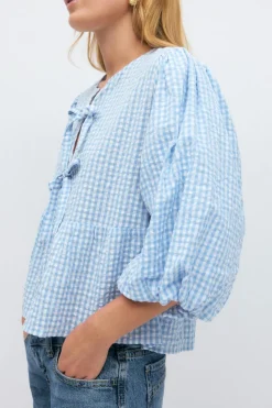 Gingham blouse