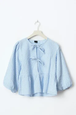 Gingham blouse