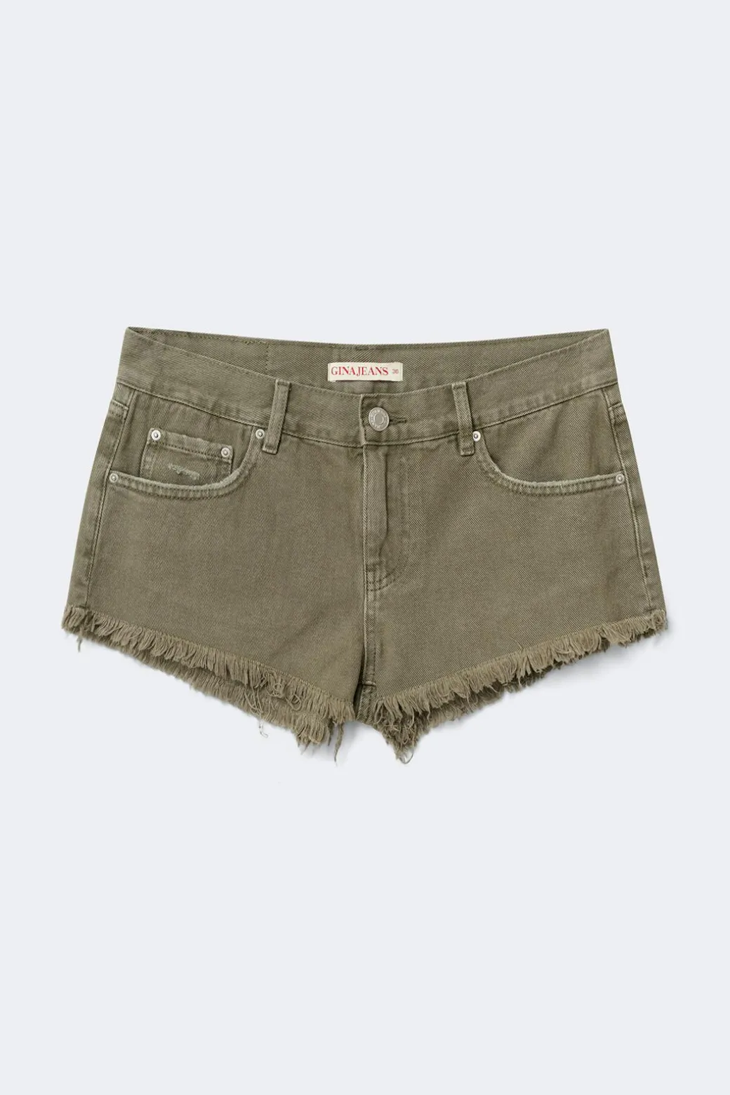 Glow low denim shorts
